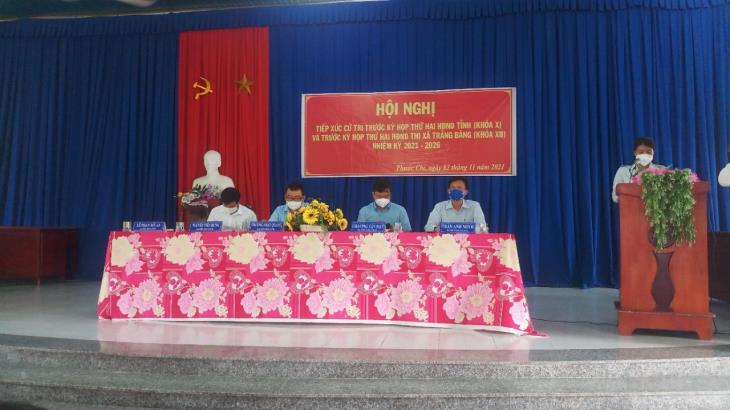 Đại biểu HĐND Tỉnh, thị xã Trảng Bàng tiếp xúc cử tri xã  Phước Chỉ